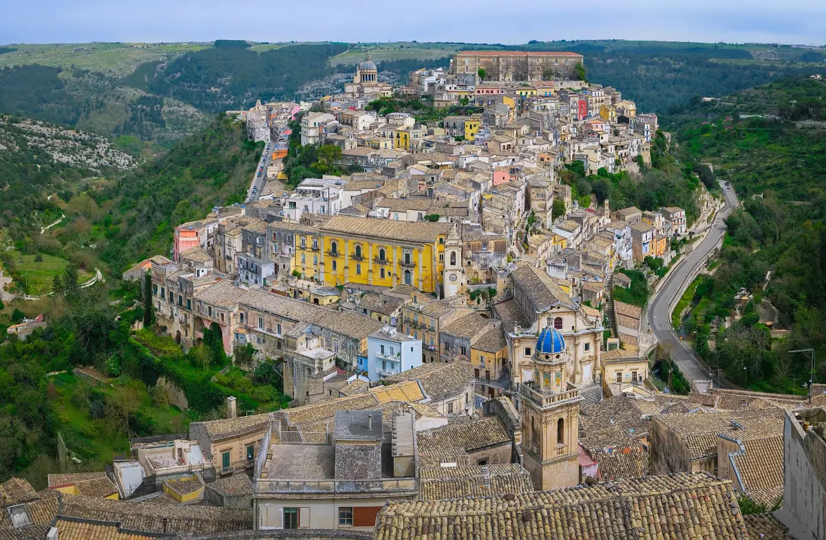 Ragusa Ibla auf seinem Hügel