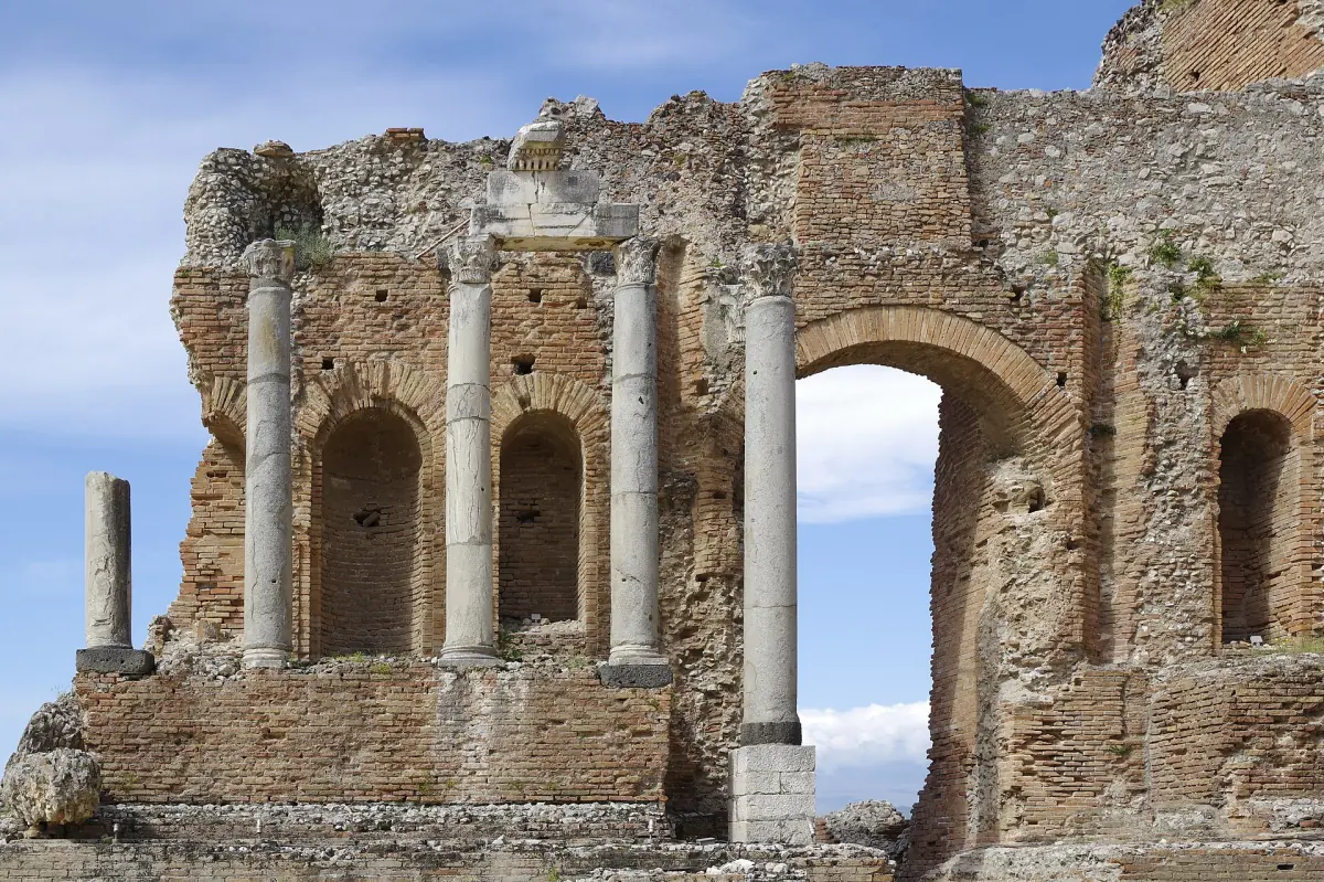The ancient theatre of Taormina
